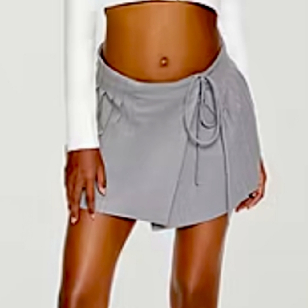 Forever 21 Wrap Front Mini Womens Pleated Skirt Juniors Size M
